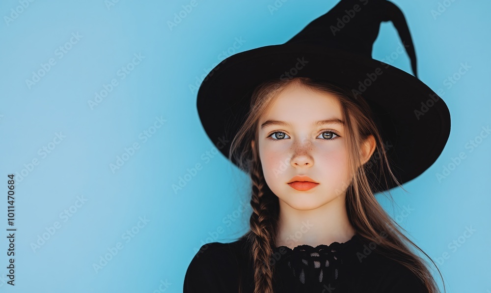 Halloween costume idea. A girl dressed as a witch. Halloween party. Halloween costume idea. A girl dressed as a witch. Halloween party.