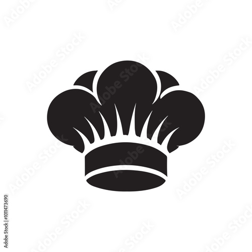 chef hat icon vector