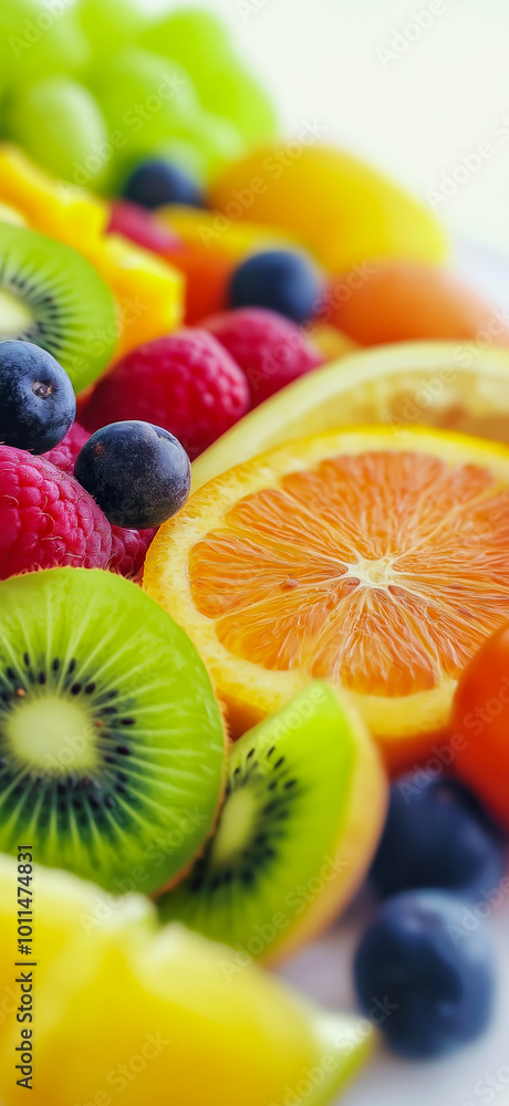 Fruit background. Close-up photo of fresh fruit Fruit background. Close-up photo of fresh fruit
