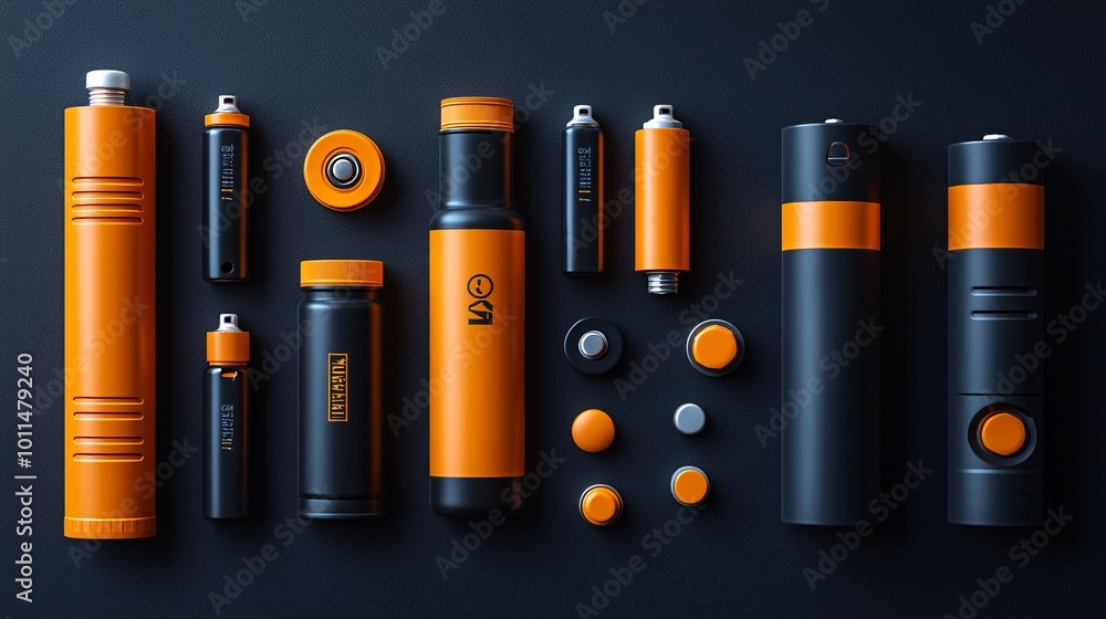 Minimalistic Vector Design of Various Sized Objects Minimalistic Vector Design of Various Sized Objects