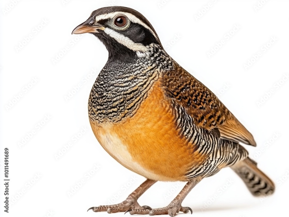quail exhibits its unique features, standing confidently with its rounded body and short beak quail exhibits its unique features, standing confidently with its rounded body and short beak