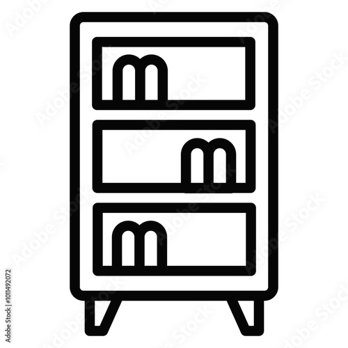 Book Case Vector Icons