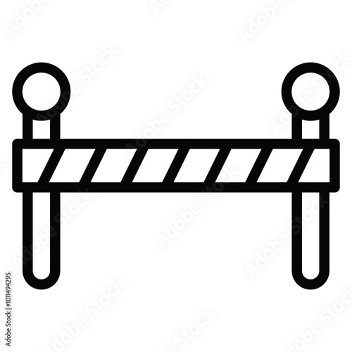 Construction Barrier Vector Icons