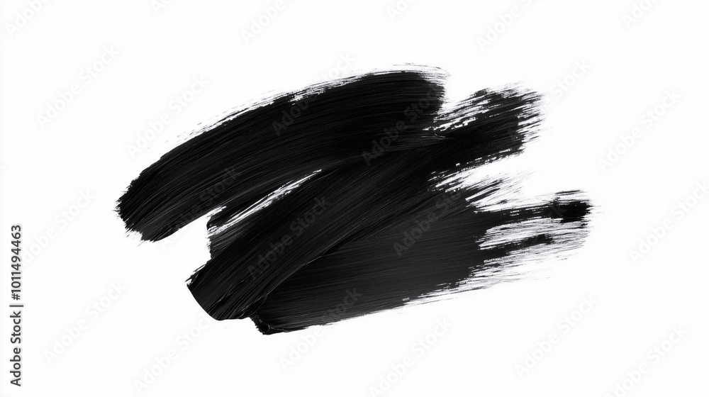 Black brush marks Black brush marks