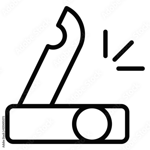 Pocket Knife Vector Icons