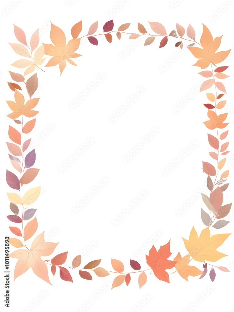 autumn leaves frame autumn leaves frame