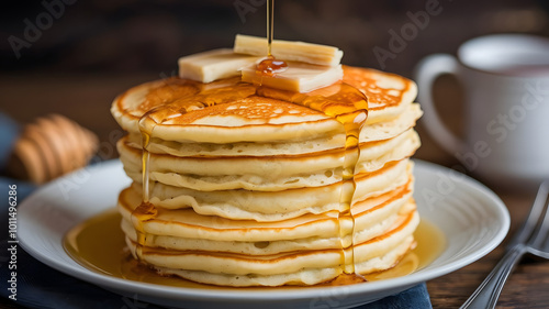 Wallpaper Mural Marasee are soft, fluffy pancakes with a golden-brown crust, served with a drizzle of honey or syrup, adding a glossy, sweet finish.






 Torontodigital.ca