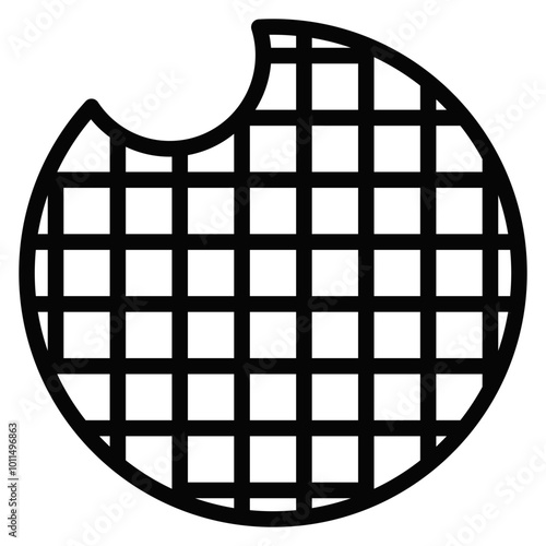 Waffle Vector Icons