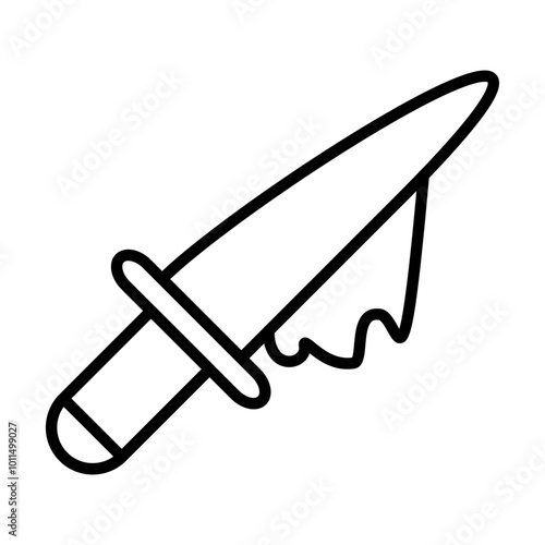 Knife Blood Vector Icons