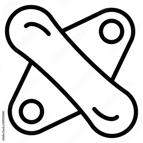 Cloth Pad Vector Icons