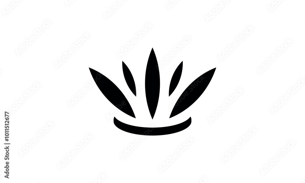 a graphic image with a leaf crown theme, on a white background. vector graphic base. a graphic image with a leaf crown theme, on a white background. vector graphic base.