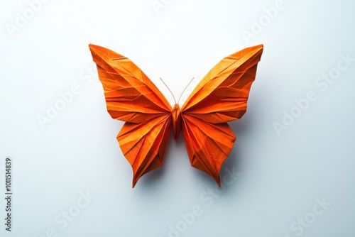 Delicate Paper Wings: Butterfly Origami Detail photo