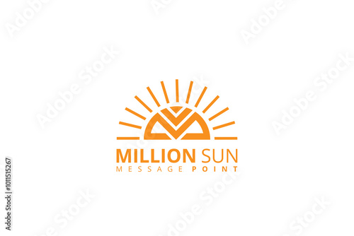 M sun vector logo