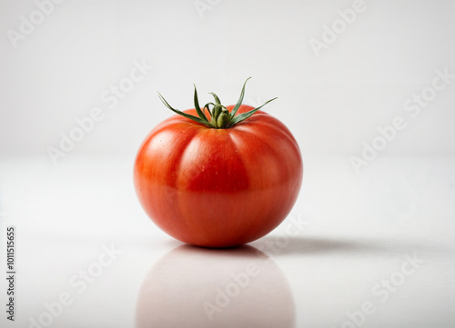 tomato red pepper on a white background.