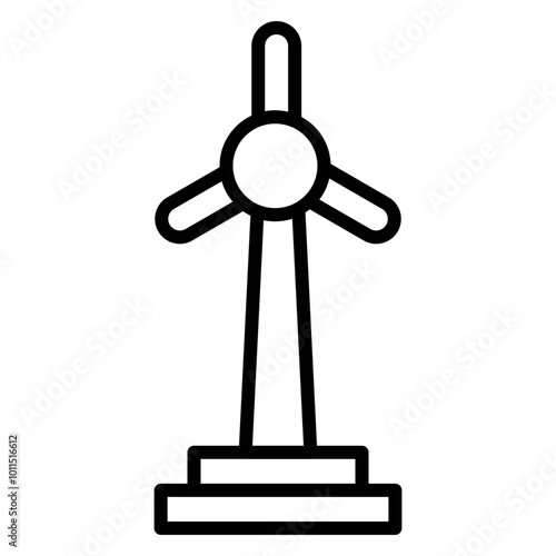 Windmills Vector Icons