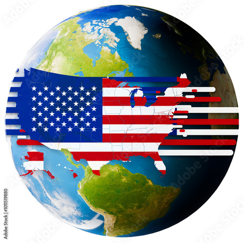 planet earth globe, United ...