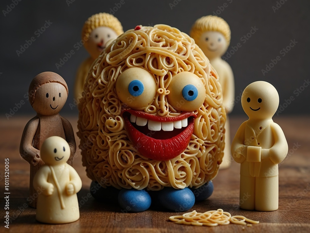 Fototapeta premium eggs and a doll