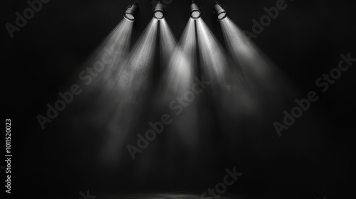 Wallpaper Mural Special background Black Gradient graphic pattern with spotlight Torontodigital.ca