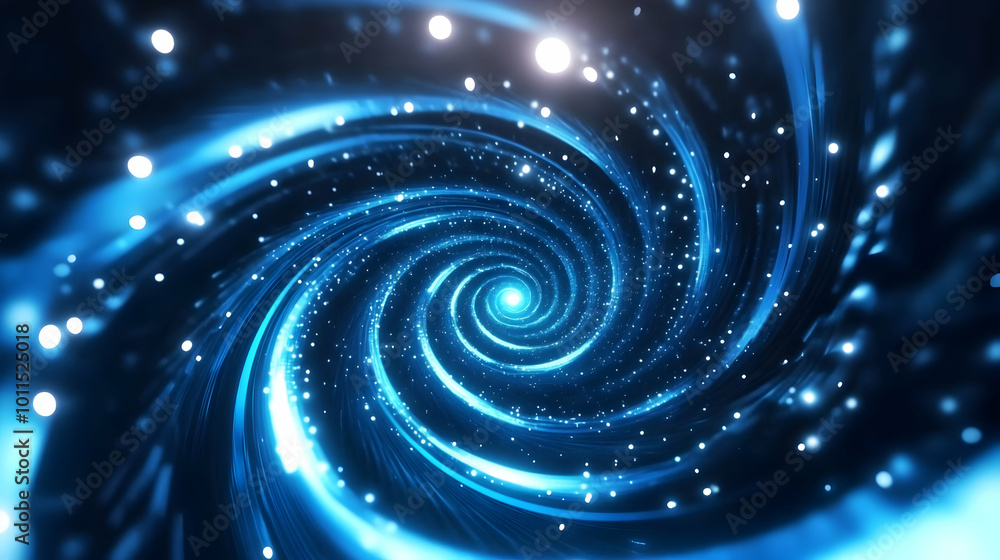 Abstract Blue Glowing Spiral Background Design Abstract Blue Glowing Spiral Background Design