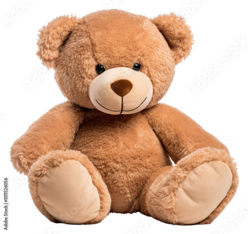 PNG Bear toy white background representation.