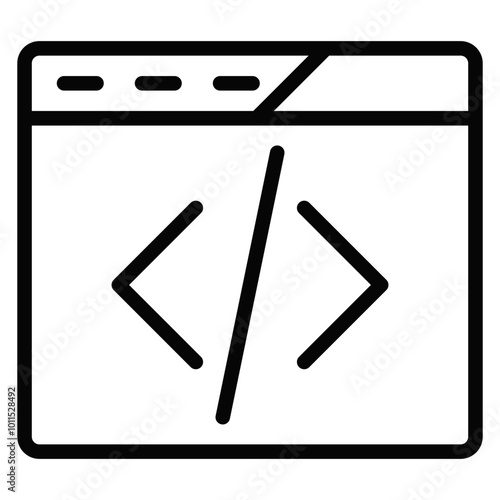 Web Coding Vector Icons