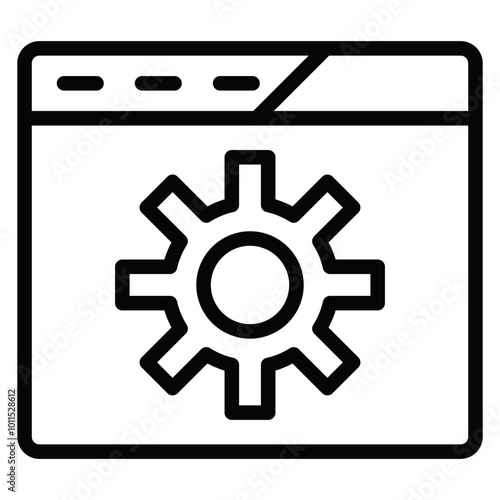 Browser Setting Vector Icons