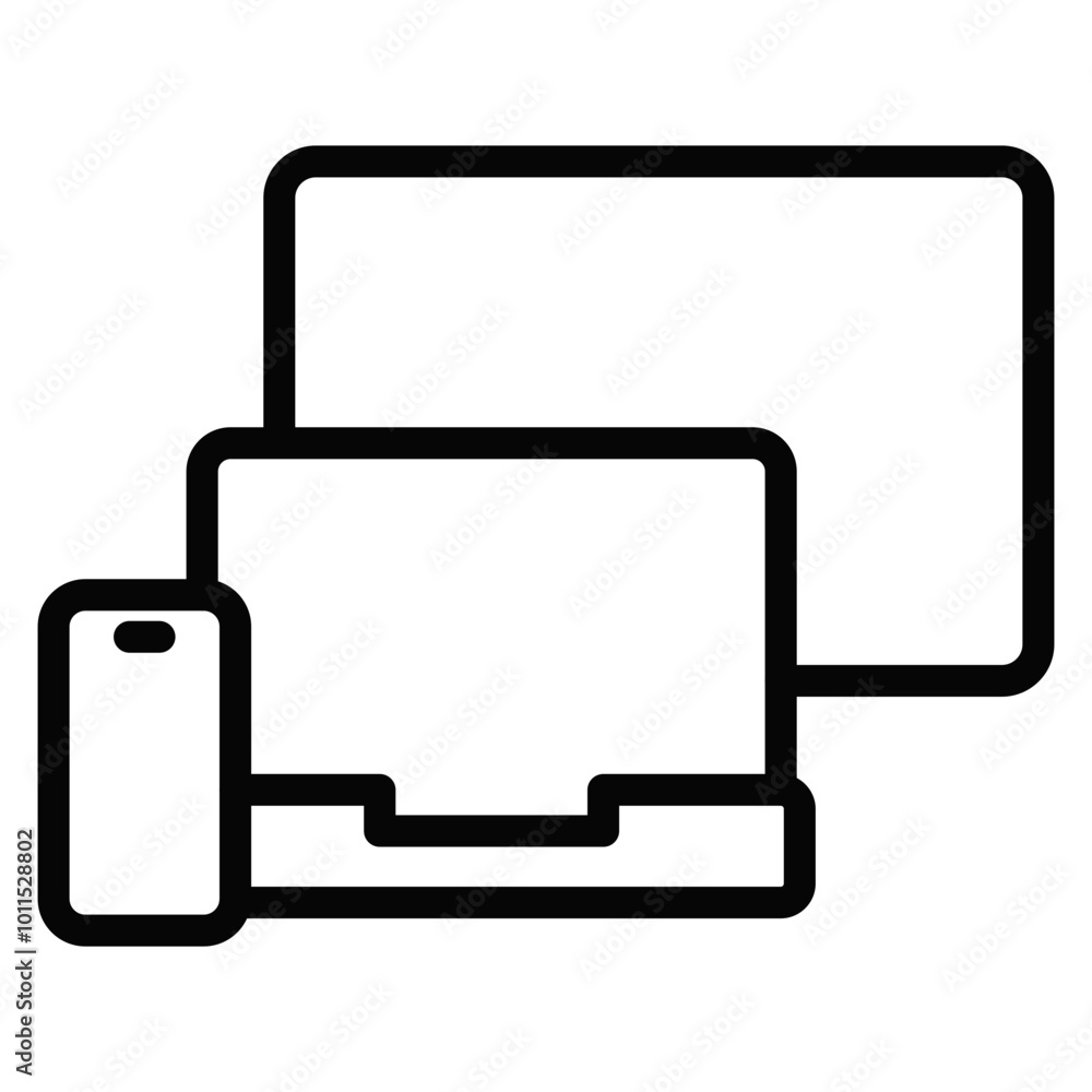 Responsive Design Vector Icons Responsive Design Vector Icons