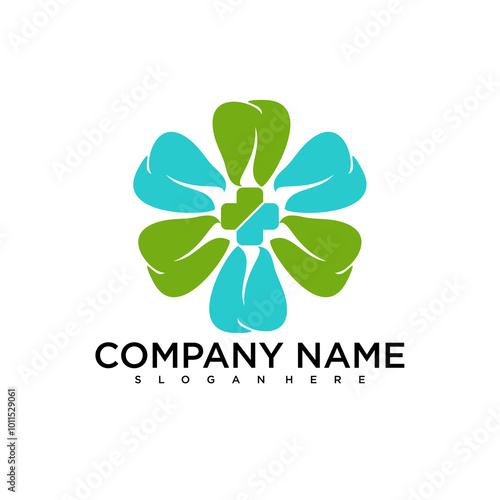professional dental care logo for a healthy and confident smile