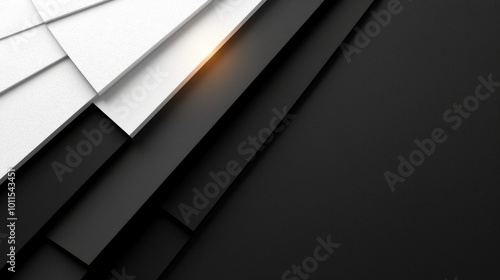 Special background geometric black and white graphic pattern with curve and wave