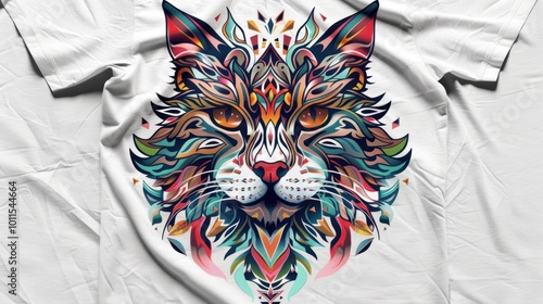 t-shirt with cat head