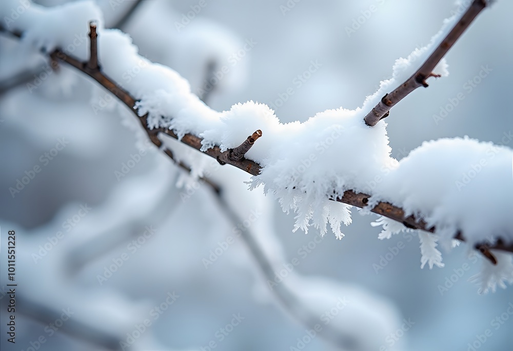 Spruce branch covered with frost. First snow. Snow on a green branch. Christmas season. New year mood Spruce branch covered with frost. First snow. Snow on a green branch. Christmas season. New year mood