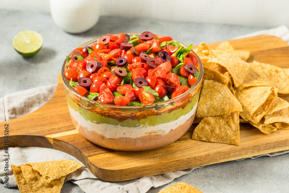 Homemade Mexican Seven Layer Dip Homemade Mexican Seven Layer Dip