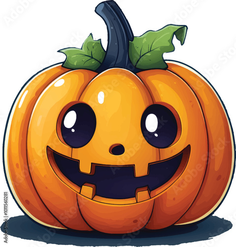 Cute pumpkin cartoon
