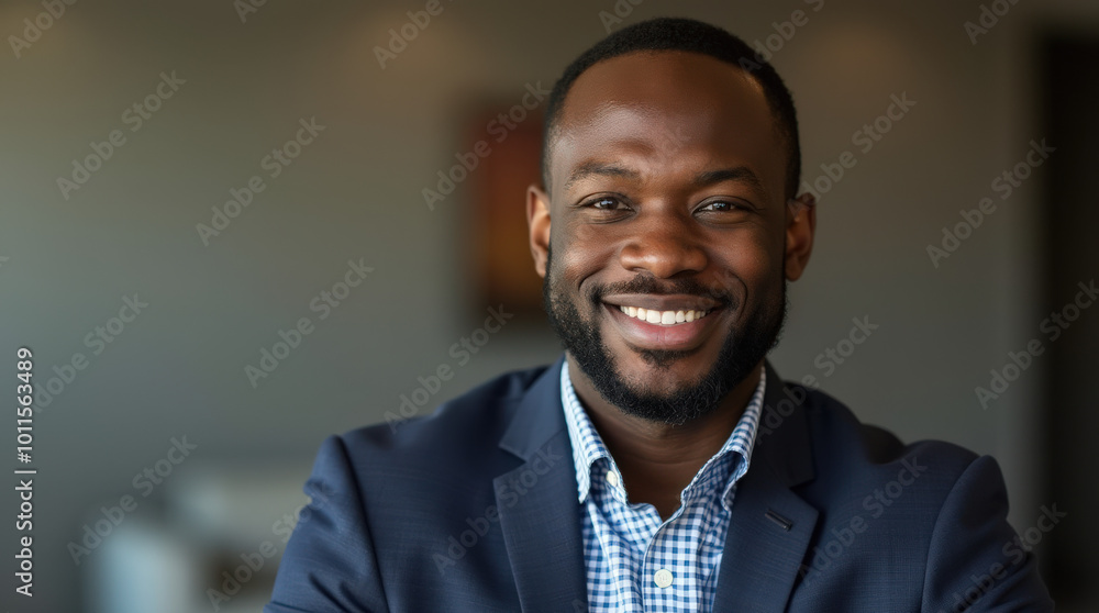 Professional Portrait of Black Business Leader: Confident and Successful Entrepreneur in Business Attire Professional Portrait of Black Business Leader: Confident and Successful Entrepreneur in Business Attire