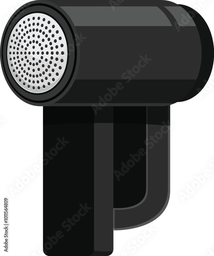 Modern lint remover is removing lint from clothes, closeup view