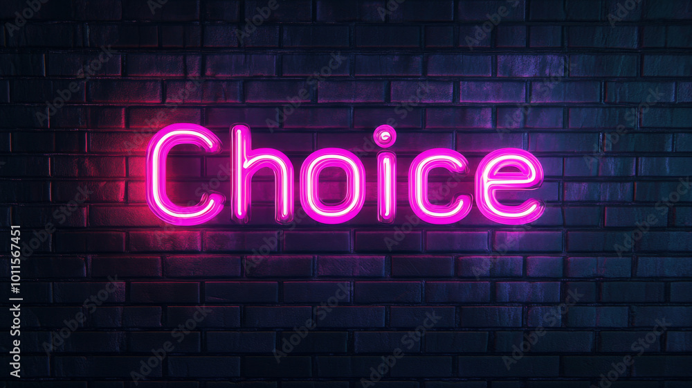 A bright neon sign spelling A bright neon sign spelling