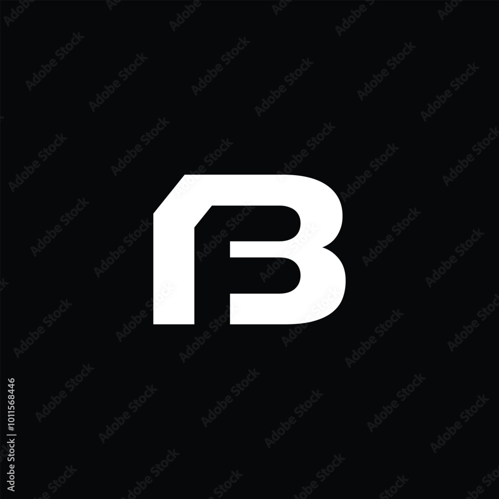 Modern Letter BF or FB Logo Design Modern Letter BF or FB Logo Design