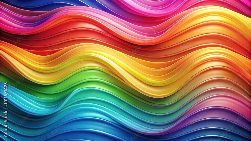 Abstract Rainbow Swirls A Vibrant Pattern of Colorful Waves and Sinuous Lines Abstract Rainbow Swirls A Vibrant Pattern of Colorful Waves and Sinuous Lines