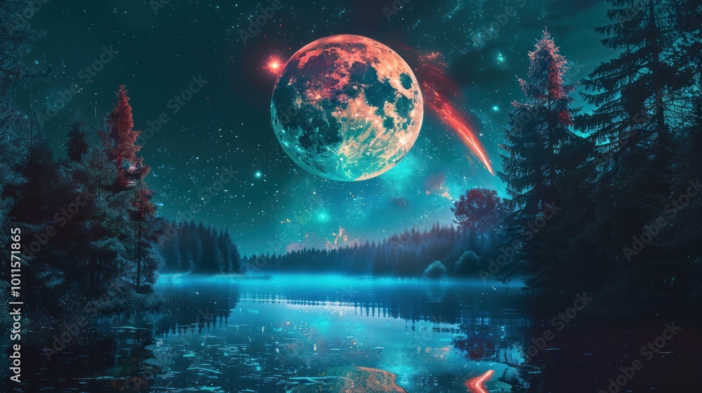 sky is full of stars and moon sky is full of stars and moon