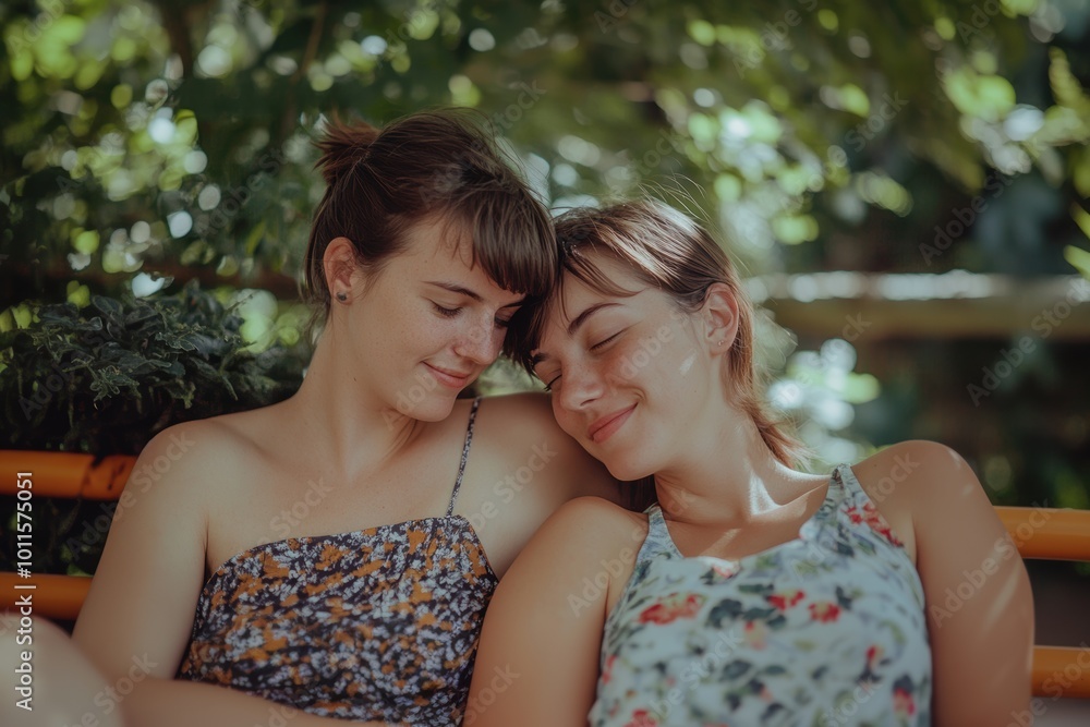 Affectionate Couple Relaxing Affectionate Couple Relaxing