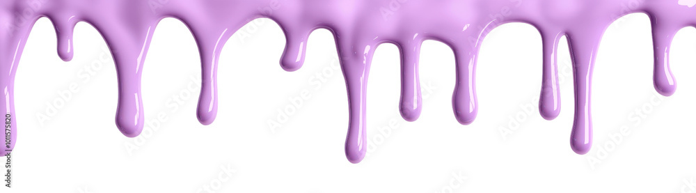 Glossy light purple slime dripping from the top with a smooth texture with transparent background clipart Glossy light purple slime dripping from the top with a smooth texture with transparent background clipart