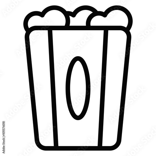 Popcorn Vector Icons