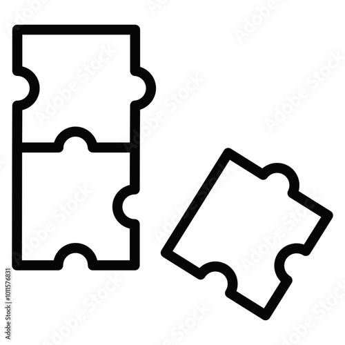 Puzzle Vector Icons