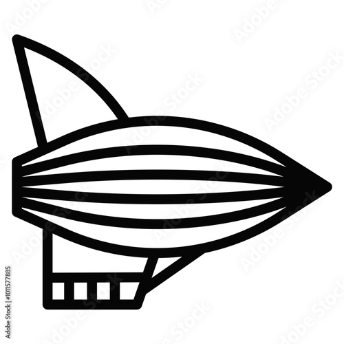 Zeppelin Vector Icons