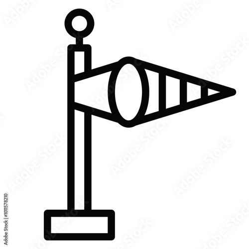 Windsock Vector Icons