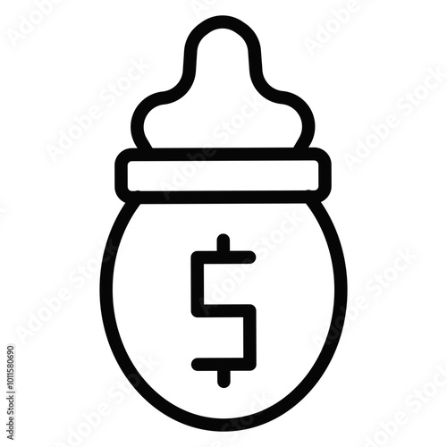 Money Bag Vector Icons