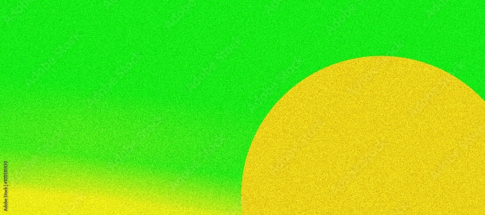 Abstract Background with a Single Green Sphere and Noise Texture Abstract Background with a Single Green Sphere and Noise Texture