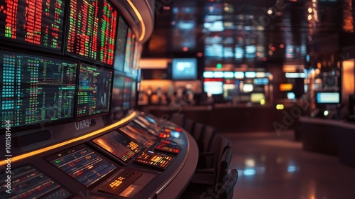 Stock Exchange Control Room photo