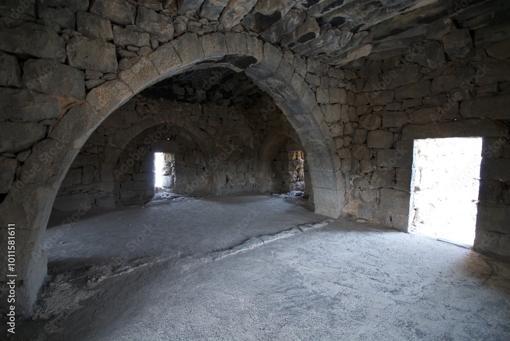 Fototapeta premium Desert castles in jordan