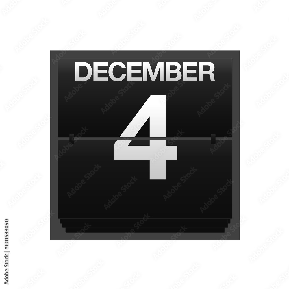Counter calendar december 4. Counter calendar december 4.